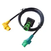 USB Car Switch Socket with Cable for VW RCD510 RCD310 Golf/GTI/R MK5 MK6 Jetta A