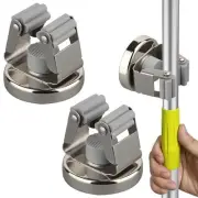 ULIBERMAGNET Magnetic Mop Broom Holder, Heavy Duty Movable Magnetic Mounted U...