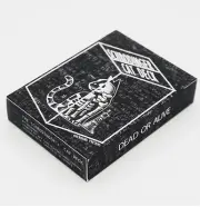 Schrodinger's Cat (Quantum Gilded Dead Black Edition) Playing Cards by Overhand