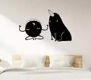 Wall Decal Monsters Funny Unicorn Fantastic Animals Vinyl Sticker (ed2188)