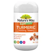 Nature's Way Superfoods Turmeric 1000mg 60 Tablets
