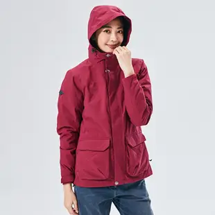 ADISI 女二件式防水透氣保暖外套(內件羽絨) AJ2021016 松露紫紅