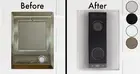 Wall Plate for Eufy E340 Battery Doorbell - Upgrade NuTone & More - Stainless