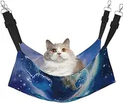 EdWal Galaxy Dolphins print Soft Sleeping Hammock Cat Hammock for Cage Hanging,Pet Hammock Bed Adjustable for Small Animals