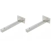 8 Inch Floating Shelf Bracket Stainless Steel Shelving Brackets Hardware Heavy
