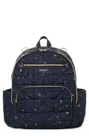 TWELVElittle Companion Quilted Water Resistant Nylon Diaper Backpack in Midnight at Nordstrom One Size