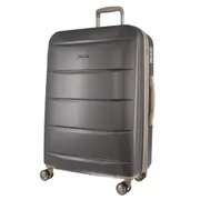 Pierre Cardin 80cm LARGE Hard Shell Suitcase Unisex Suitcase - Graphite