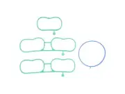 Intake Manifold Gasket Set For 2006-2010 Hummer H3 3.7L 5 Cyl 2008 2007 DY993VC