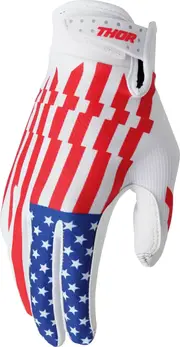 Thor Launchmode Patriot, gloves , color: Blue/Red/White , size: XL