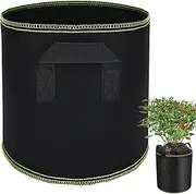 15 Gallon Grow Bags - Reusable Non-Woven Plant Fabric Pots Nursery Pots for Plants - Large Capacity Fabric Garden Bags Gardening Plant Growing Bags Growing Pots for Tomatoes Trees