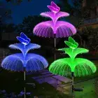 Jellyfish Solar Light Landscape Path Light Double-Layer RGB for Outdoor Garden