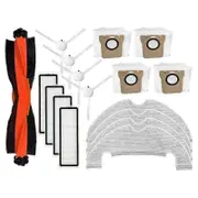 Main Side Brush, HEPA Filter, Mop Cloth Dust Bag for X10/B102GL Robot Vacuum