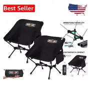 Lightweight Folding Backpacking Chair with Cup Holders - Outdoor Comfort