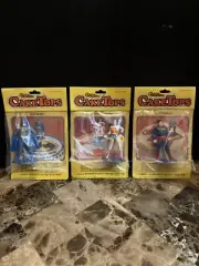 Rare Set 1982 DC Comics Batman Wonder Woman Superman Wilton Cake Topper NIP