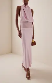 [Brandon Maxwell] The Larissa Backless Midi Dress