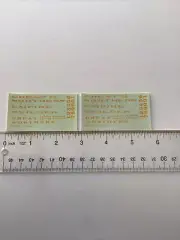 Vintage Walther’s Decals HO Scale Great Northern GN Empire Builder Road Name 1-2