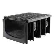 SAB Cast Iron Heavy Duty Steel Edge Stormwater Trench Channel Drain 300x200x500