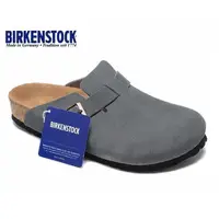 在飛比找蝦皮購物優惠-BIRKENSTOCK 勃肯包頭軟木拖鞋男女同款時尚麂皮半包