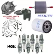 Tune Up Kit Filters Cap Wire Spark Plugs For FORD PROBE V6 3.0L 1990-1992 (for: Ford)