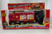 Rare NOS New 1990 Rescue Commander Fire Engine Remote Control Truck Siren Sound.