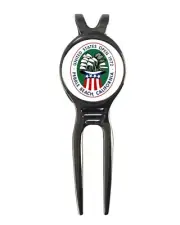 1972 US Open Pebble Beach Golf Ball Marker + Black Gunmetal Divot Tool