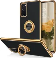 For Samsung Galaxy S20 S21 FE Shockproof Rugged Hybrid Case Cover Ring Holder