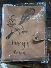 Laney’s recipes Personal Leather Recipe Book