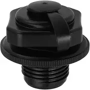 [YINETTECH] 1pc Inflatable Bathtub Replacement Valve Cover Diameter 23.5mm Compatible with Bestway Compatible with Lay-Z-Spa Replacement Part F4C009B Black Plastic