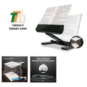 3X Full Page LED Magnifier with Stand - Foldable, Portable Design for Reading...