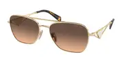 Prada PR A50S ZVN50C Women’s Sunglasses Gold Size 59