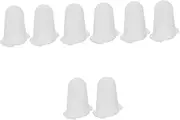 FUNOMOCYA 4sets Cake Piping Tip Covers Silicone Cake Decorating Frosting Nozzle Protectors Set 2pcs*4