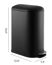 happimess Roland Mini 2.6gal Step-Open Trash Can