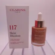 Clarins Skin Illusion Natural Hydrating Foundation 117 HAZLENUT