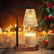 Candle Warmer Lamp with Dimmer 2 Bulbs, Candle Warmer with Timer Adjustable H...