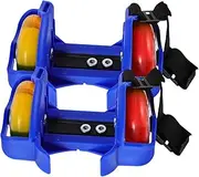 1 Pair Hot Roller Skates Roller Shoes Rollerskate Shoes Wheelies Shoes Roller Skating Shoes Wheelie Shoes for Boys Shoes with Wheels for Boys Skater Shoes Rubber Blue