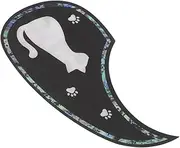Cat Paw Teardrop Pickguard Scratch Resistant Guitar Protector for Acoustic Electric Instruments Easy Application Decorative Scratch Pad for