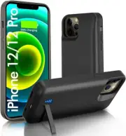 Battery Case for iPhone 12 Pro/12 Portable Extended Charging Case Charger Case