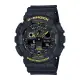 【CASIO】G-SHOCK 潮流警示 搶眼黑黃 雙顯系列 GA-100CY-1A