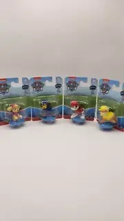 Paw Patrol Cake Toppers 4 Piece Lot 2 inch Ages 2+ Nickelodeon Spin Master Chase