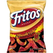 NEW FRITOS FLAMIN' HOT FLAVORED CORN CHIPS