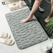 Add a Touch of Style to Your Bathroom with our Embossed Memory Foam Mat