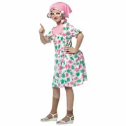 Granny Old Women Grandmother Prep 100 Days of School Book Week Girls Costume