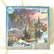 Thomas Kinkade DC Comics Justice League Showdown Gotham 1000 Piece Puzzle SEALED