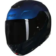 X-1005 Ultra Carbon Verniciatura Speciale 344 Carbon Deep Blue Glossy Flip Up Helmet