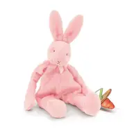 Bunnies By the Bay Silly Buddy Bunny 25cm Super Soft Plush Dummy Holder in Pink