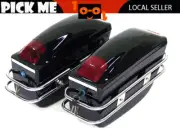 Side Hard Trunk Saddle Bags For Harley-Davidson Fatboy Anniversary FLSTF 2008