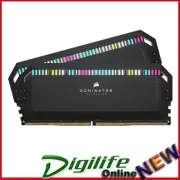 Corsair Dominator Platinum RGB 32GB (2x16GB) DDR5 UDIMM 6200Mhz C36 1.1V Black