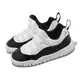 Nike 耐吉 童鞋 Jordan 11 Retro Little Flex TD 小童 學步鞋 白 黑 套入式 AJ11 BQ7102-170