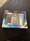 Blue Haze Aftershave Balm Shampoo Body Wash Cologne Set of 3 Gift Box 1PACK Men
