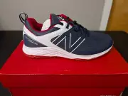 NEW IN BOX MEN'S NEW BALANCE FRESH FOAM CONTEND SHOES, COLOR: NAVY/RED, SIZE: 9